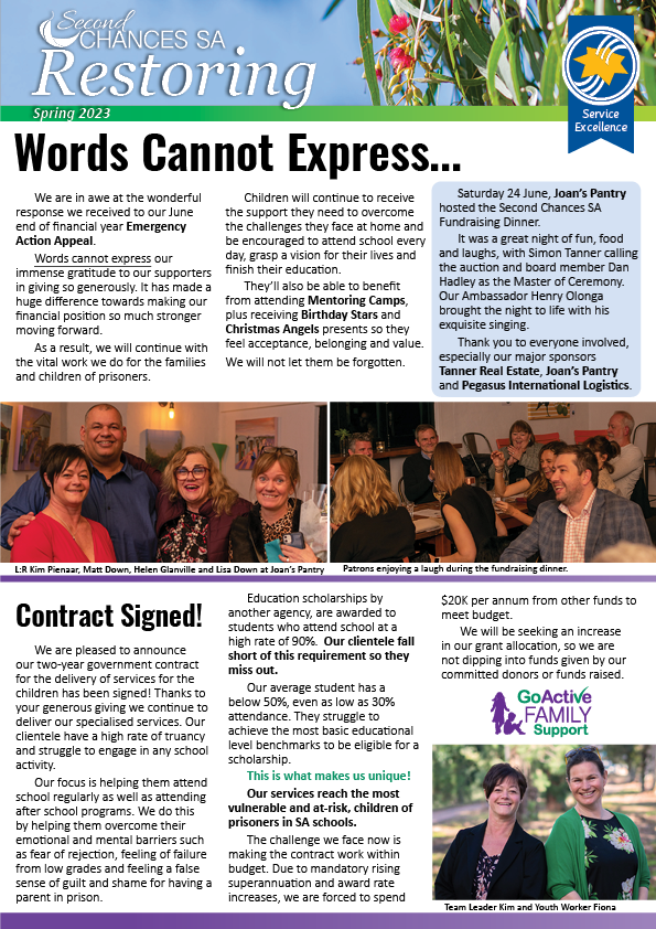Spring Restoring Newsletter 2023 cover